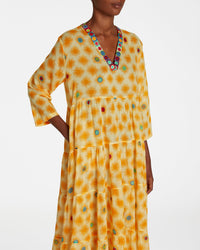 Long Caftan - Yellow