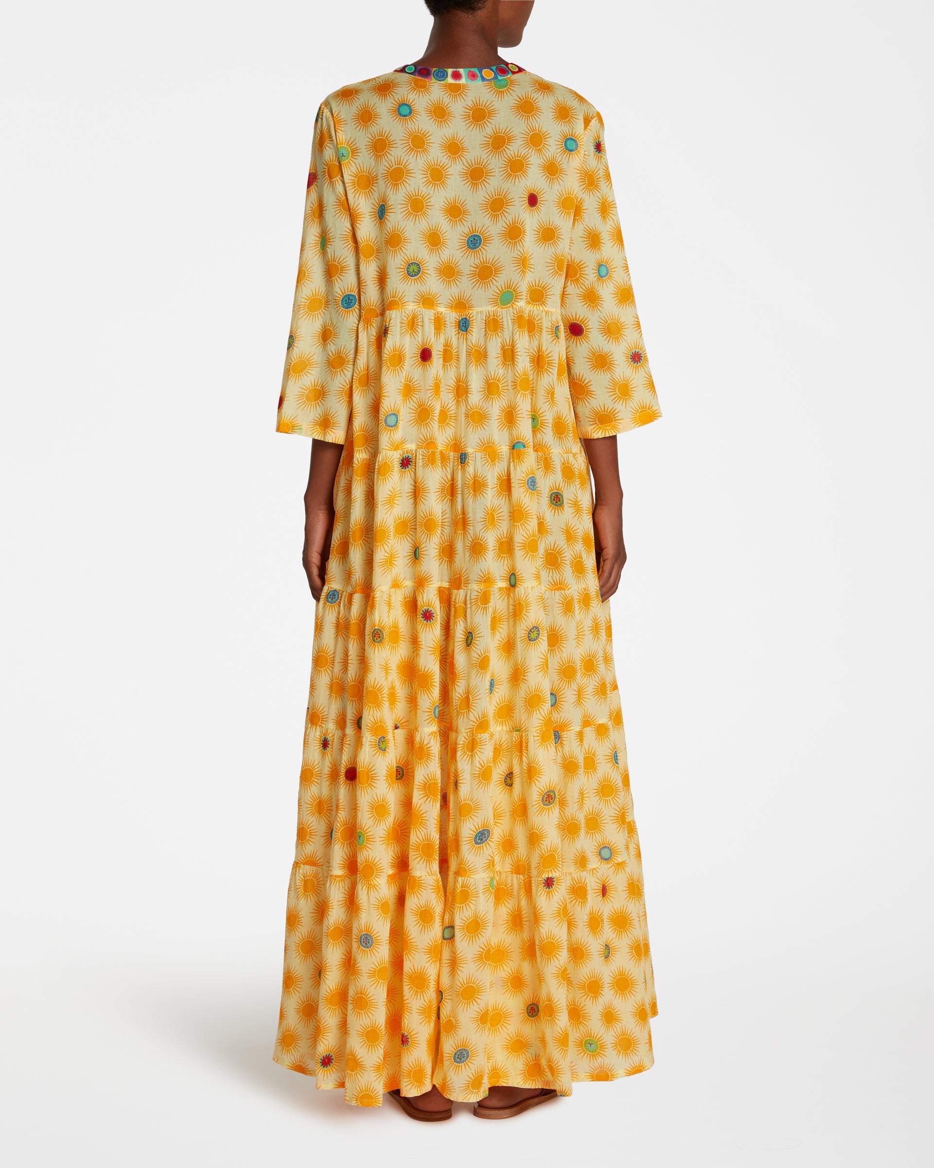 Long Caftan - Yellow