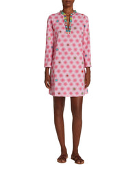 Sarah Short Kaftan - Pink