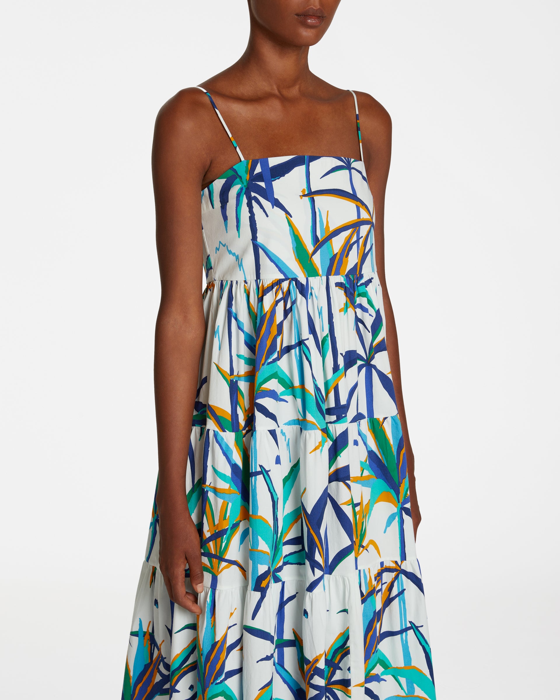 Elena midi dress - Blue