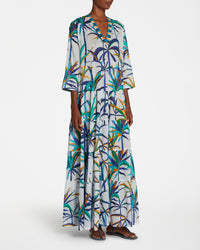 Long Caftan - Blue