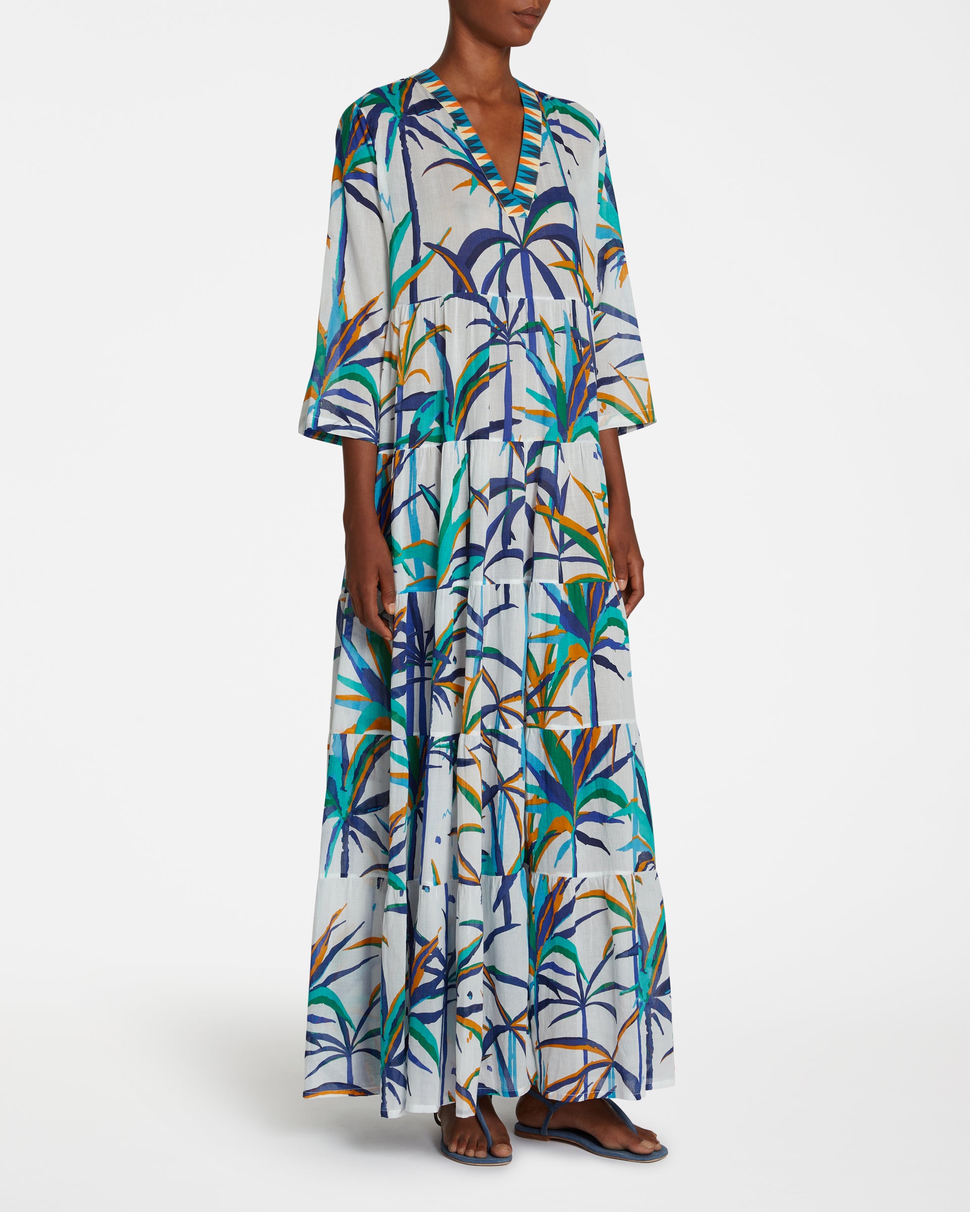 Long Caftan - Blue