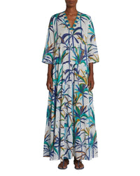 Alba maxi caftan - Blue