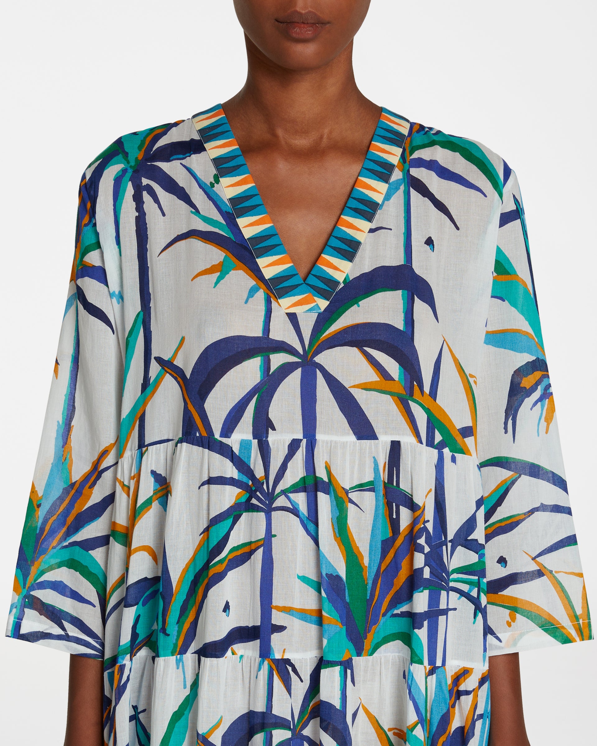 Long Caftan - Blue