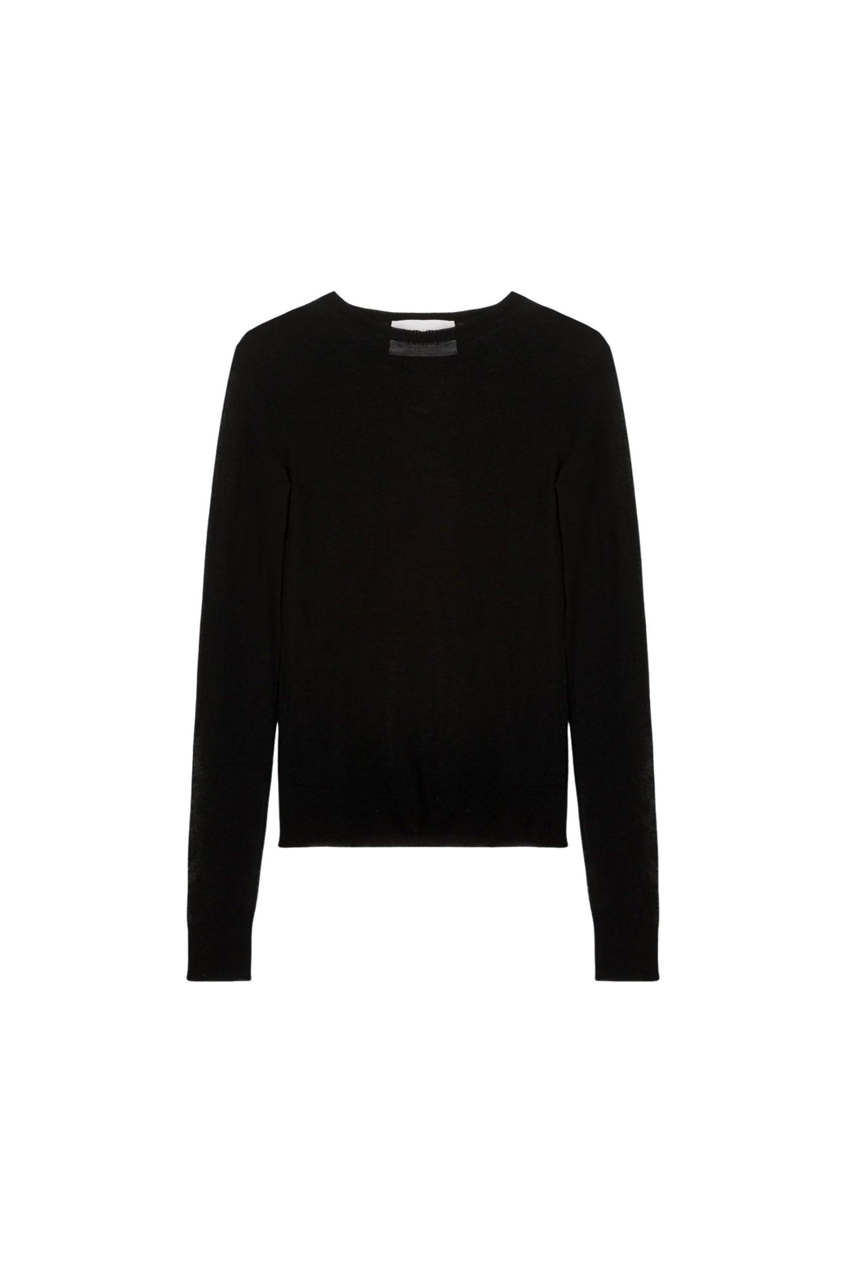 Pull Dream à maille fine en laine - Black