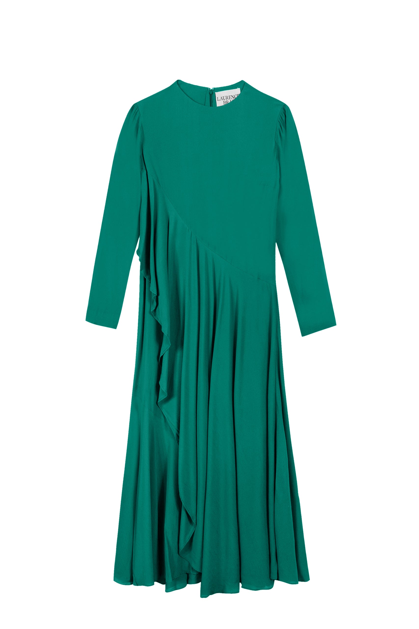 Robe Malou à volants - Green