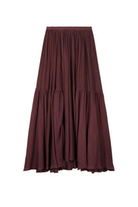 Jupe Boa coupe longue - Burgundy