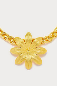 GOLD ELIZABETH CHAIN LILIUM Collier à chaîne simple plaqué or
