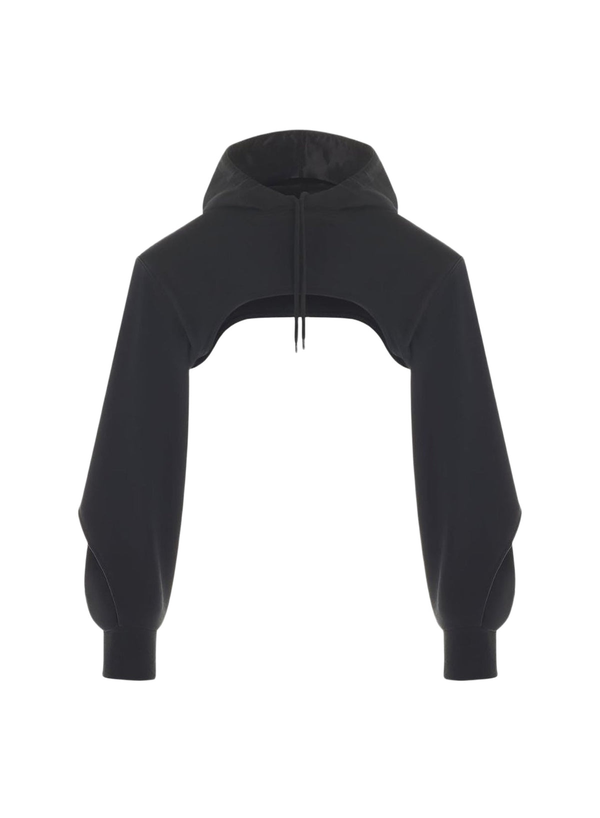 Sweatshirt court à capuche - Black