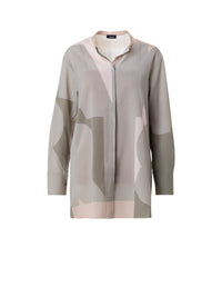 Blouse oversize à  motif géométriques - Clay & Greige