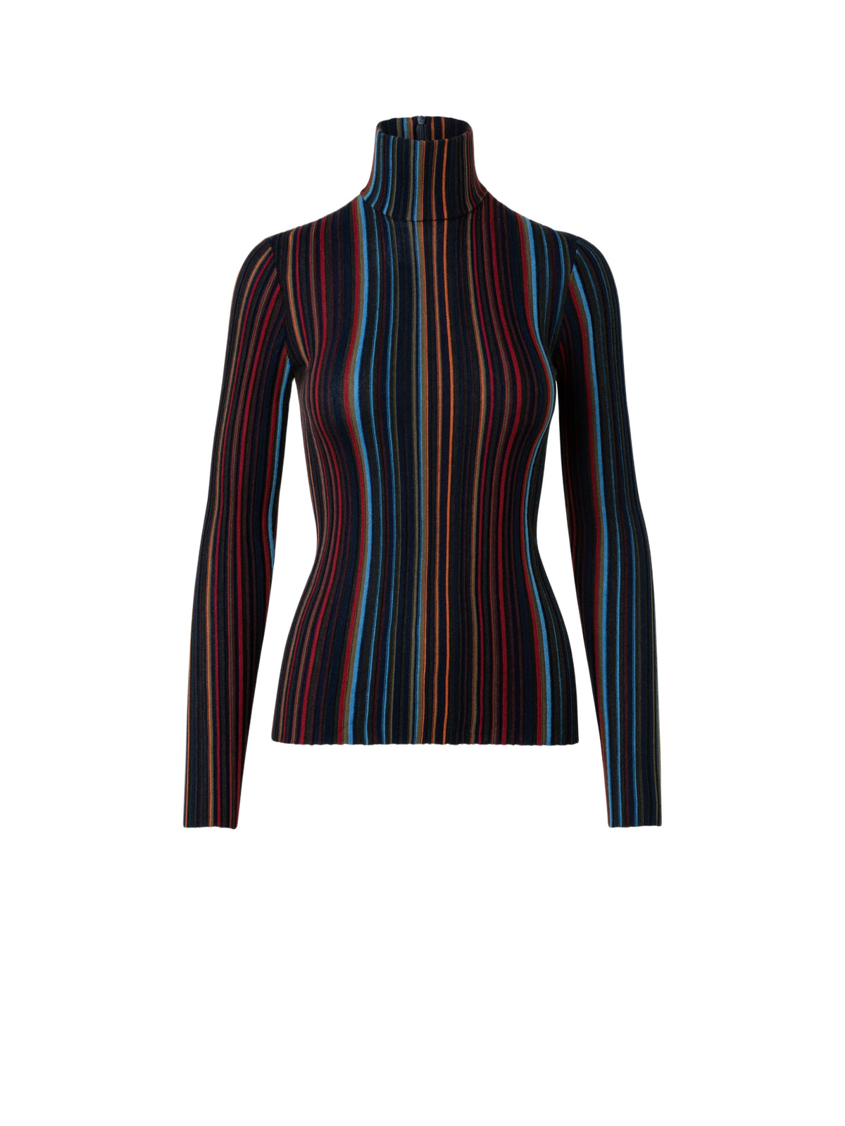 NAVY-MULTICOLOR KNIT
