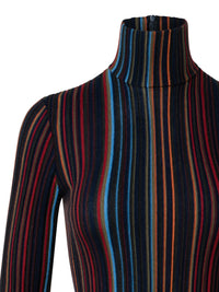 NAVY-MULTICOLOR KNIT