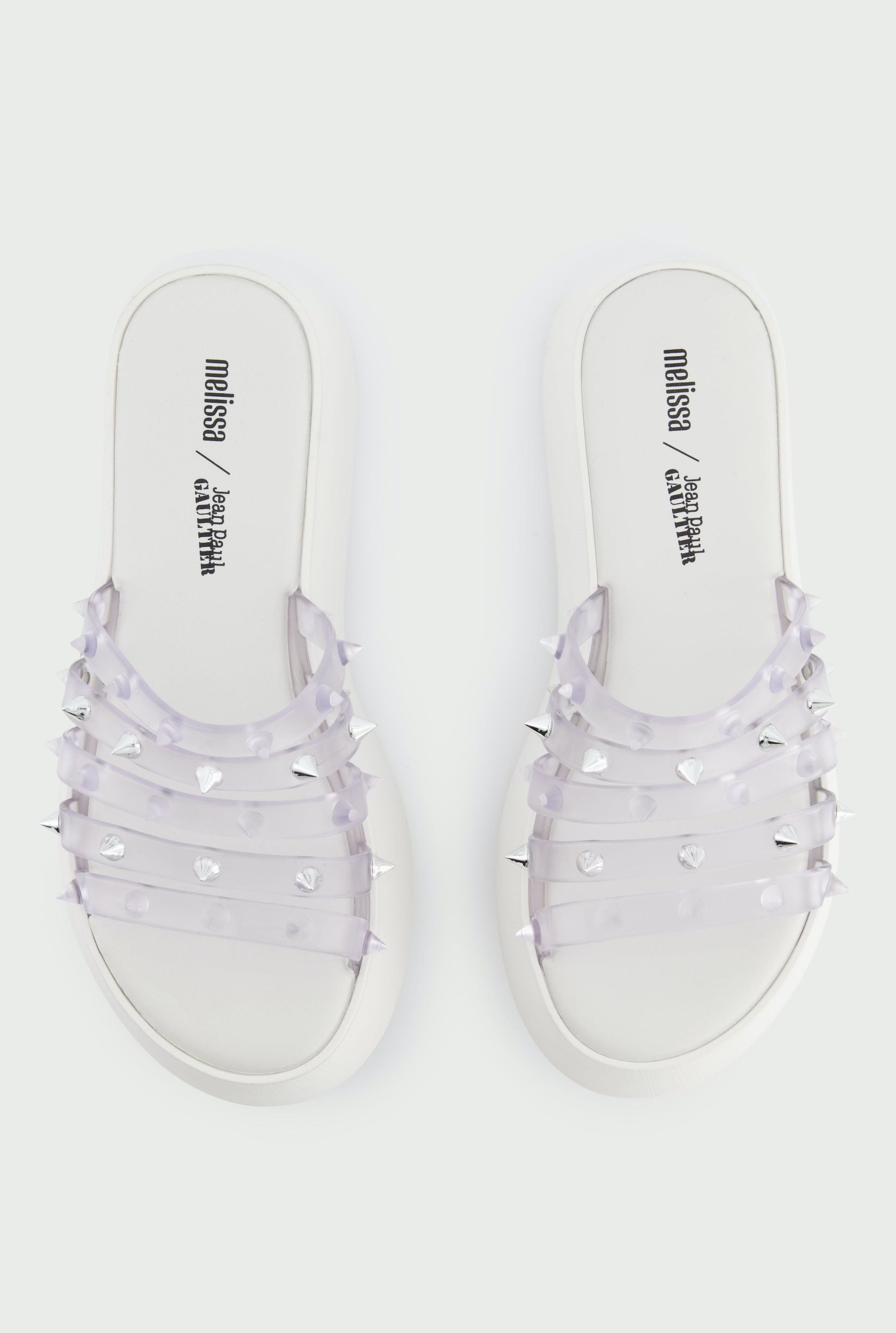 Mules à plateforme Flower JPG x Melissa 55 - White