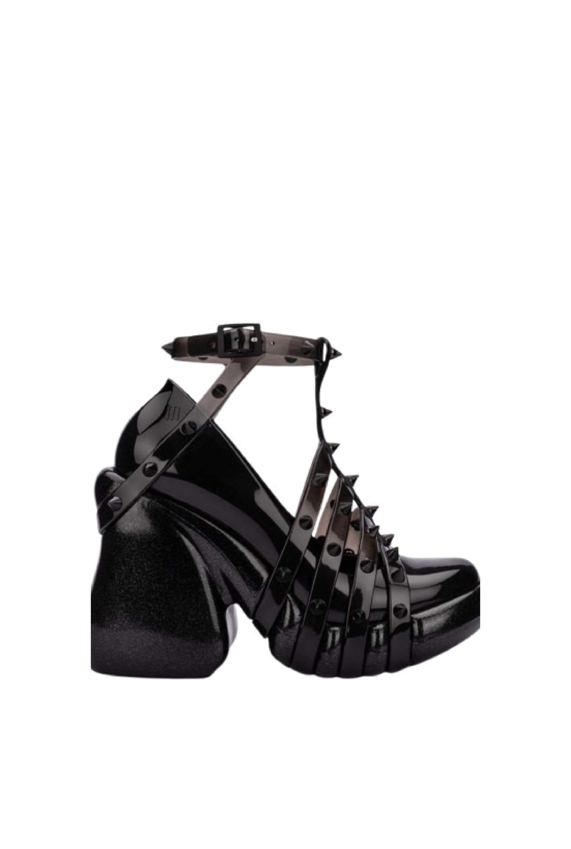 Flower JPG x Melissa 110 platform pumps - Black