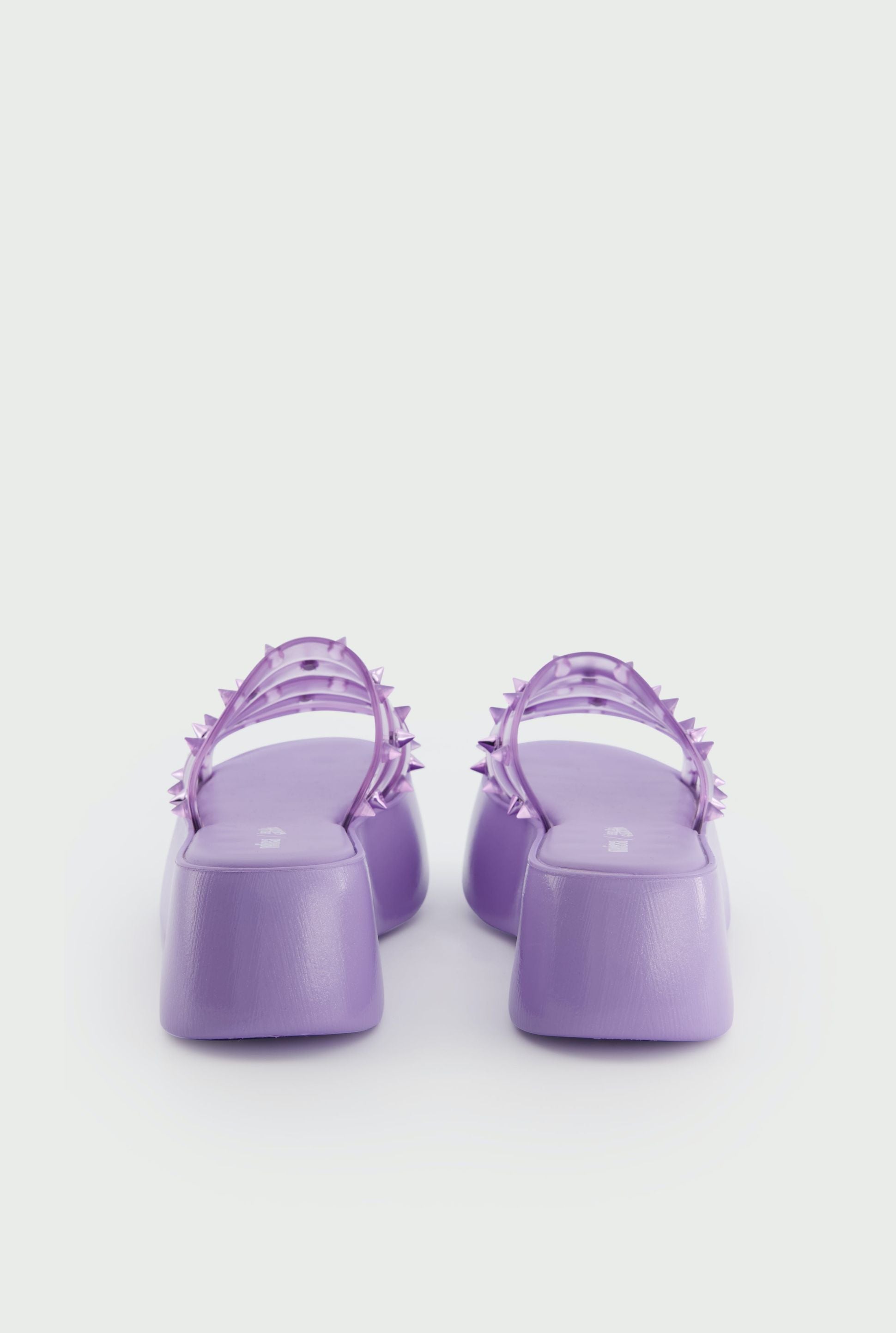 Flower JPG x Melissa 55 platform mules - Lilac