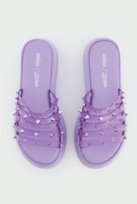 Flower JPG x Melissa 55 platform mules - Lilac