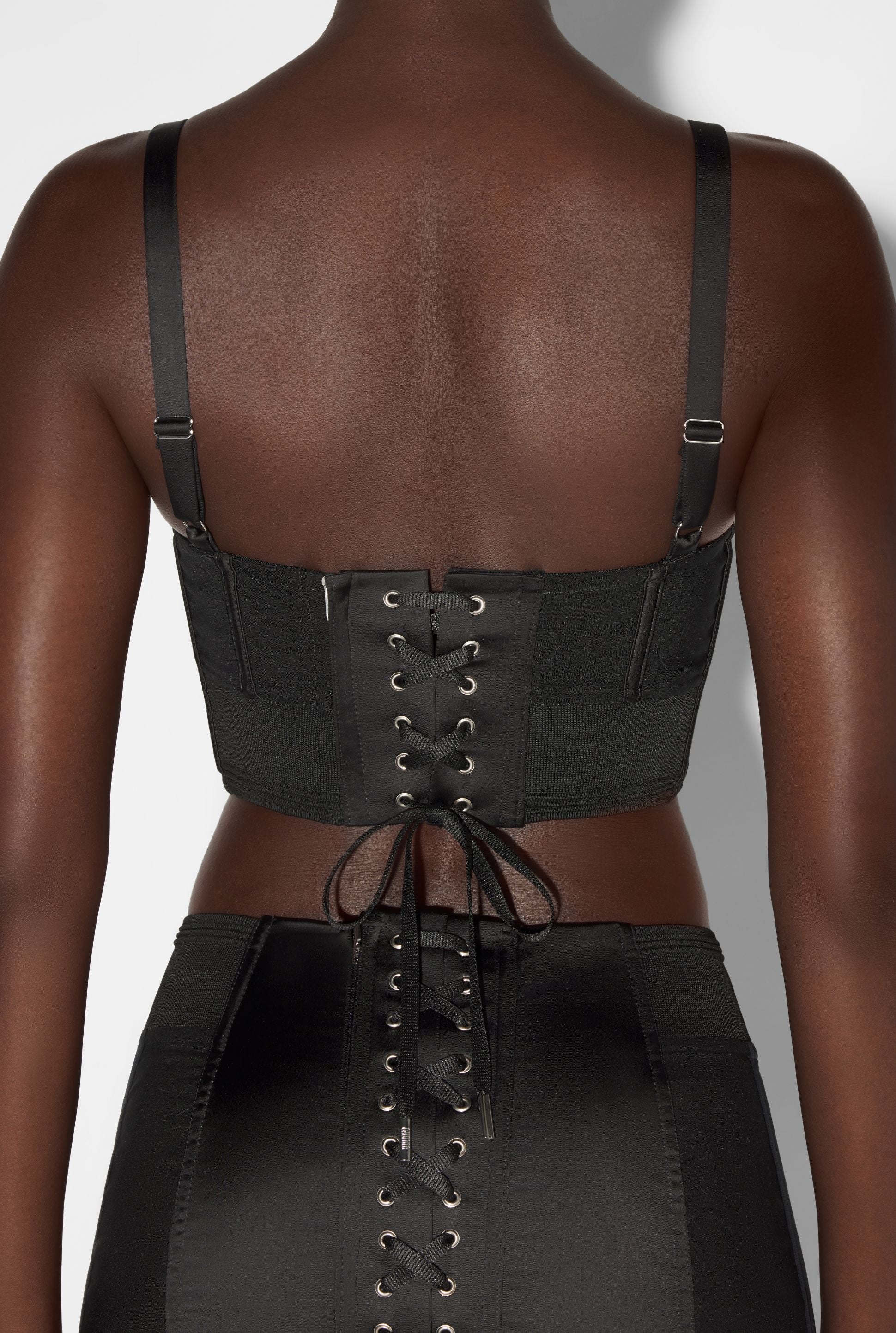 Brassière Tattoo en satin - Black