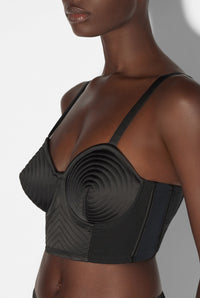 Brassière Tattoo en satin - Black
