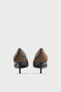 Escarpins JPG x Jimmy Choo 60 en cuir - Brown & Black