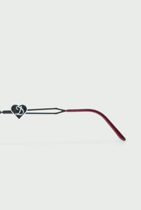 Lunettes de Soleil rondes - Black & Pourpre