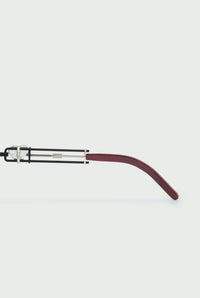 Lunettes de Soleil rondes - Black & Pourpre