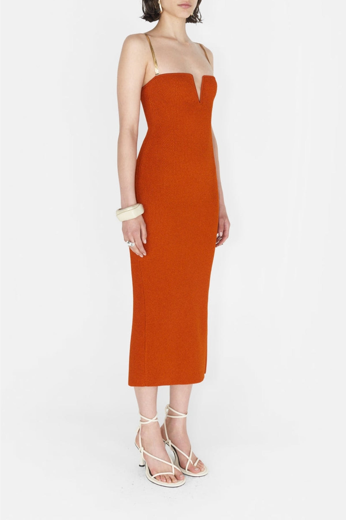 Galvanized Ophelia Dress - Arancio