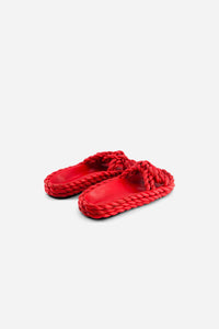 Sandales Milan Pool en cuir - Red