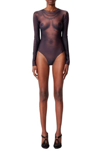 Body Tattoo imprimé - Dark Nude