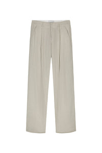 Pantalon Less à pinces - Ecru & Black