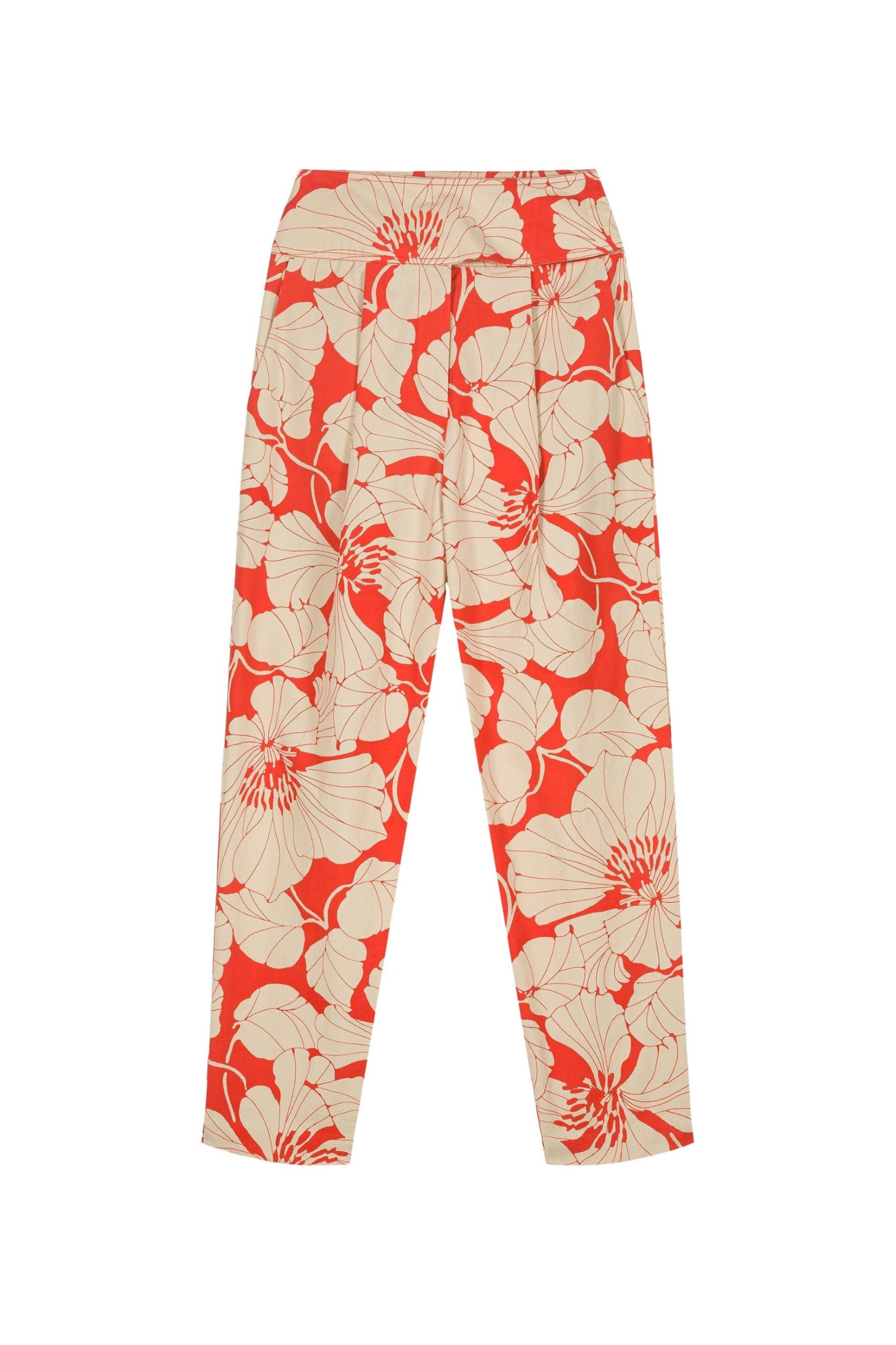 Pantalon Pie coupe droite - Red