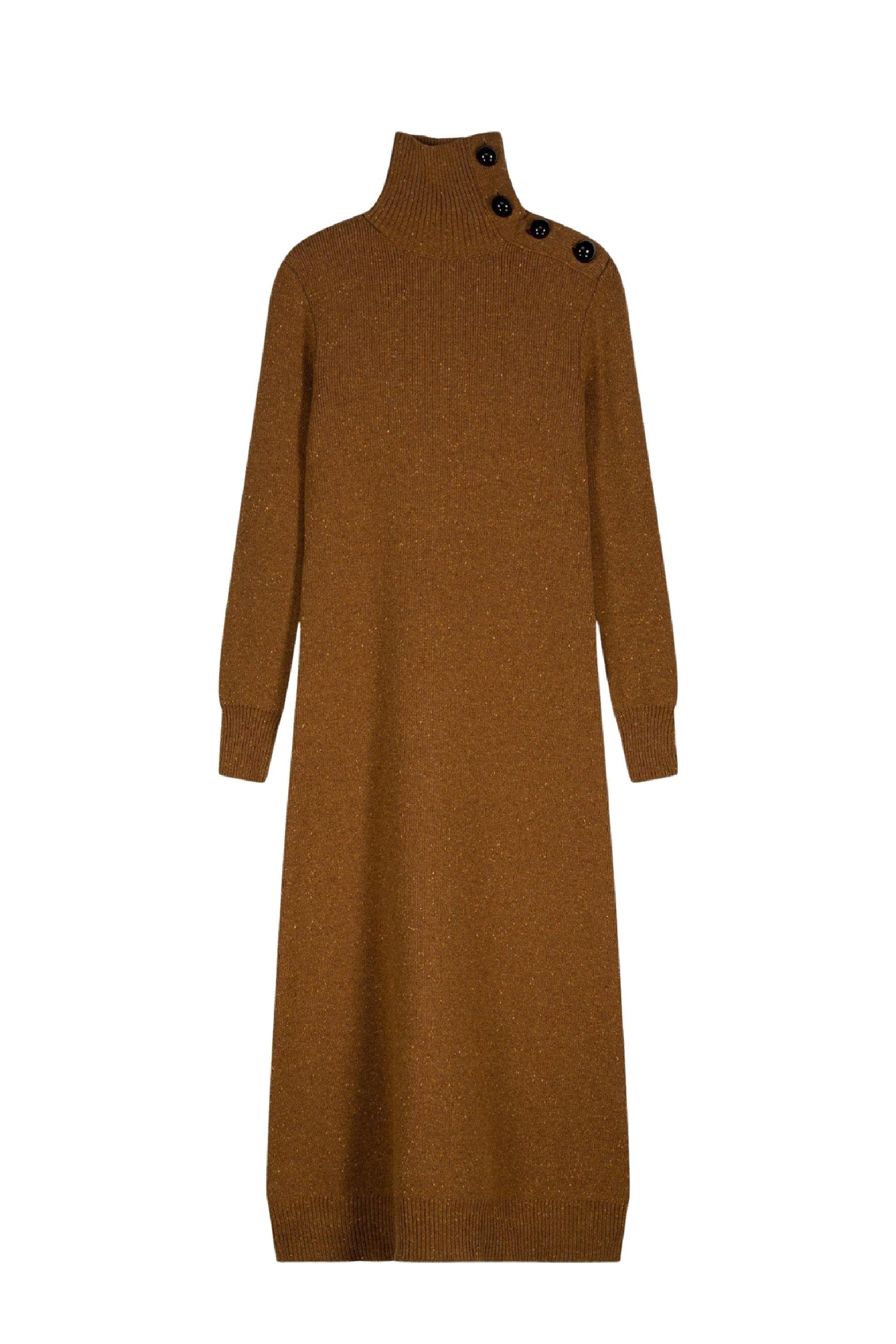 Robe Poireau en laine - Beige