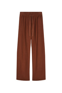 Pantalon Joggy en lin - Burnt Spice