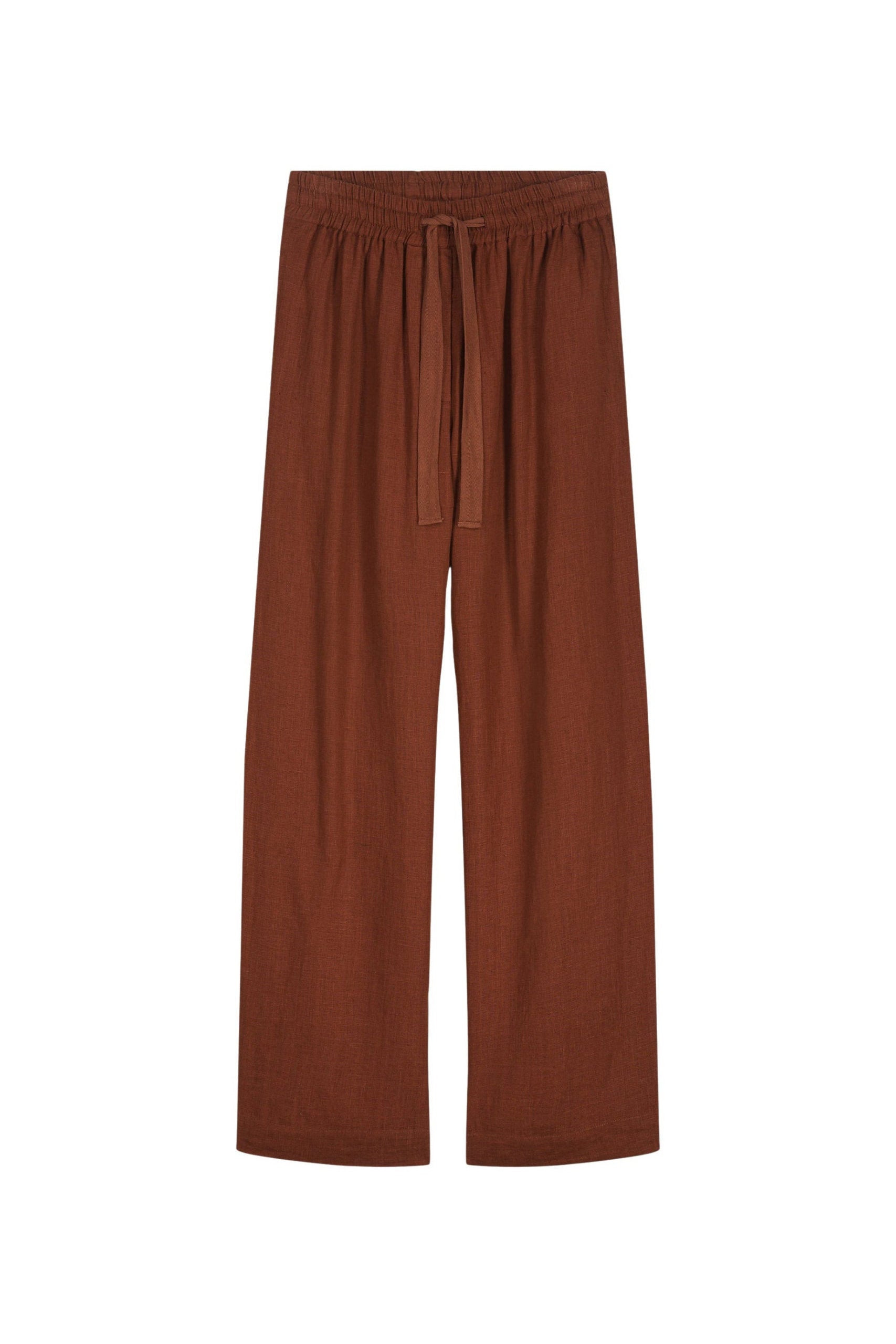 Pantalon Joggy en lin - Burnt Spice