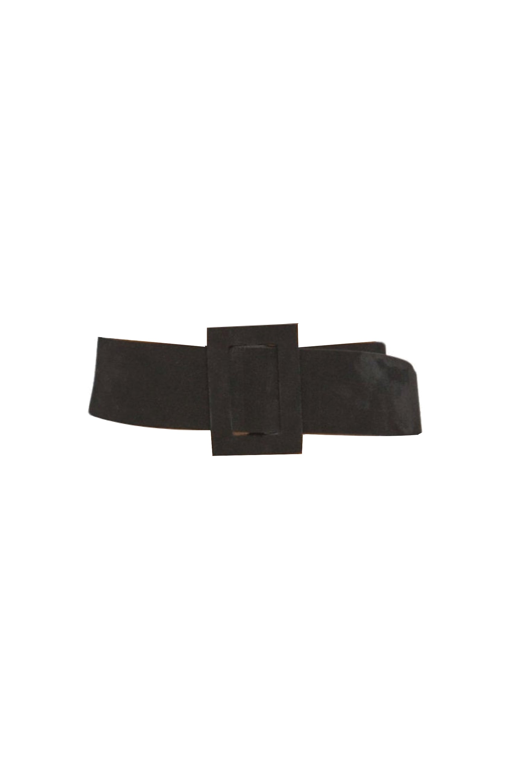 Ceinture Trench en daim - Black