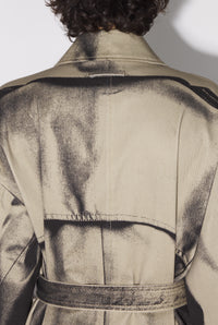 Trench-coat Trompe-l'Œil - Sand & Black
