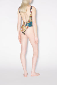 Maillot une pièce Papillon - Yellow & Multicolor