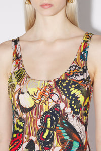 Maillot une pièce Papillon - Yellow & Multicolor