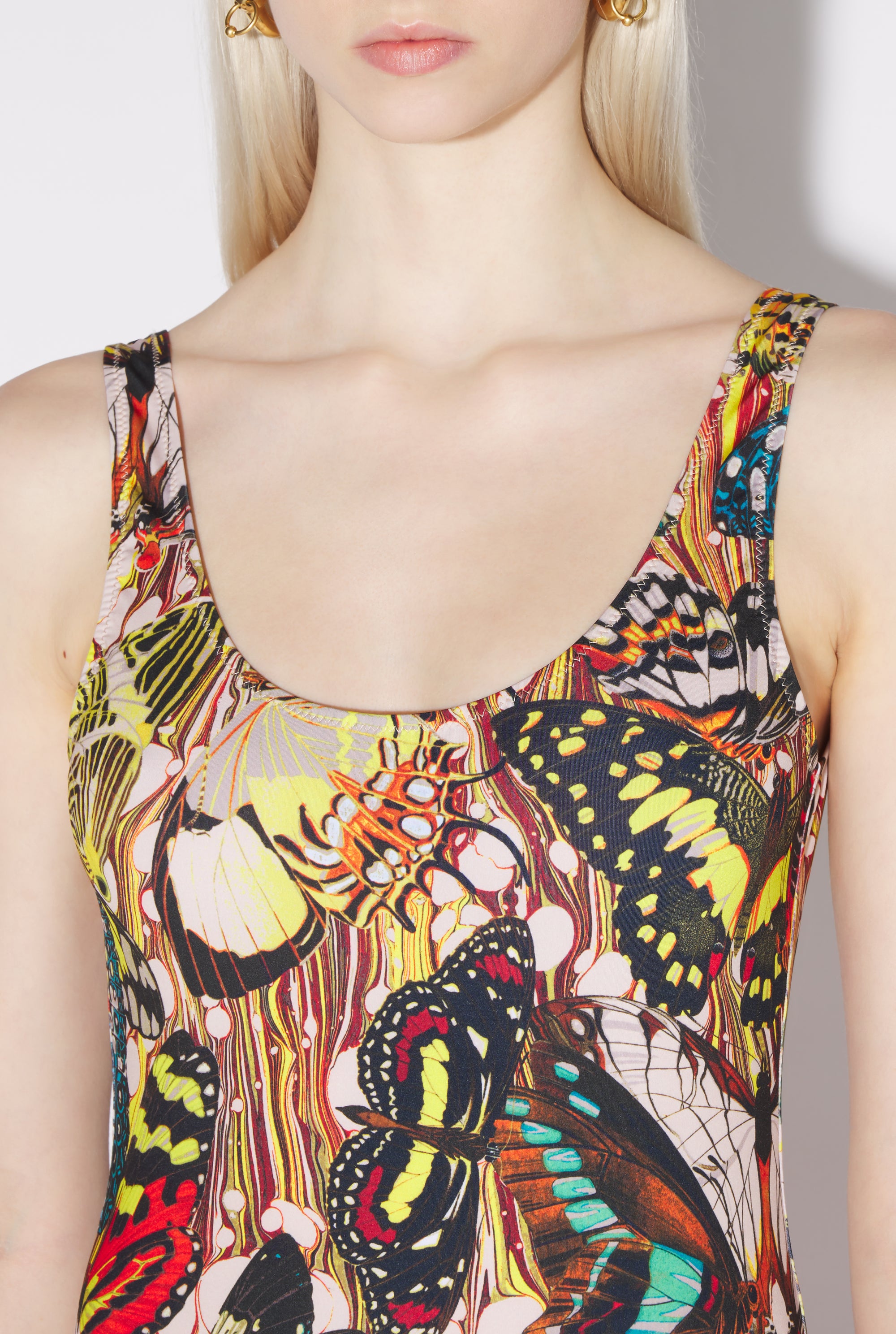 Maillot une pièce Papillon - Yellow & Multicolor