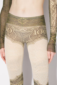Pantalon imprimé Cartouche - Green & Écru & Black