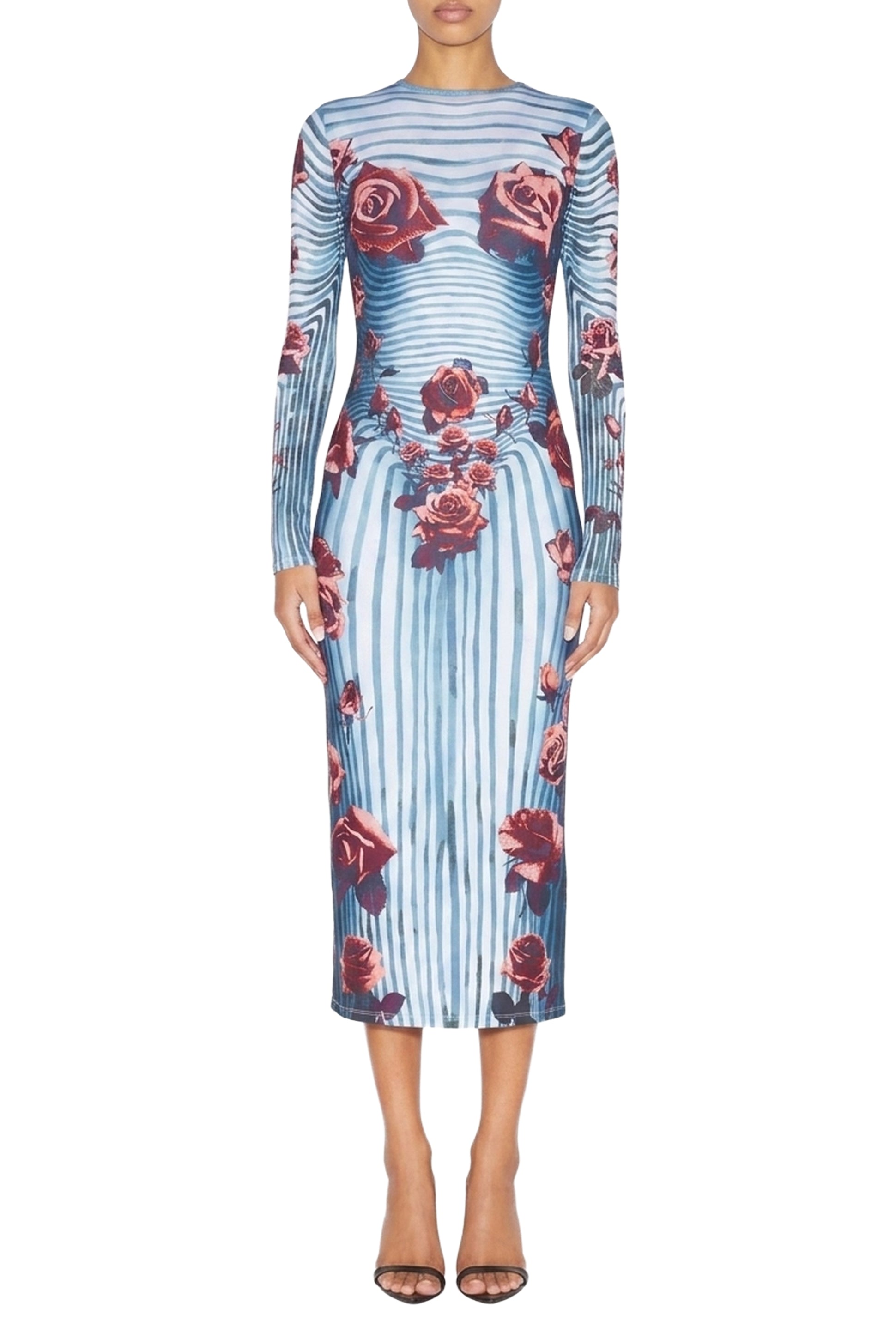 Robe Body Morphing Flower - Blue & Red & White