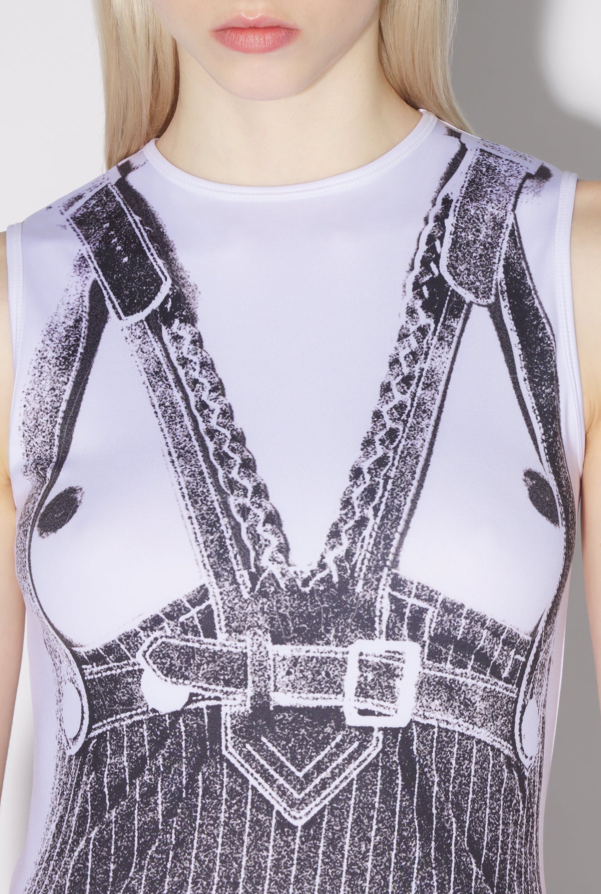 Robe longue Madone - White & Black
