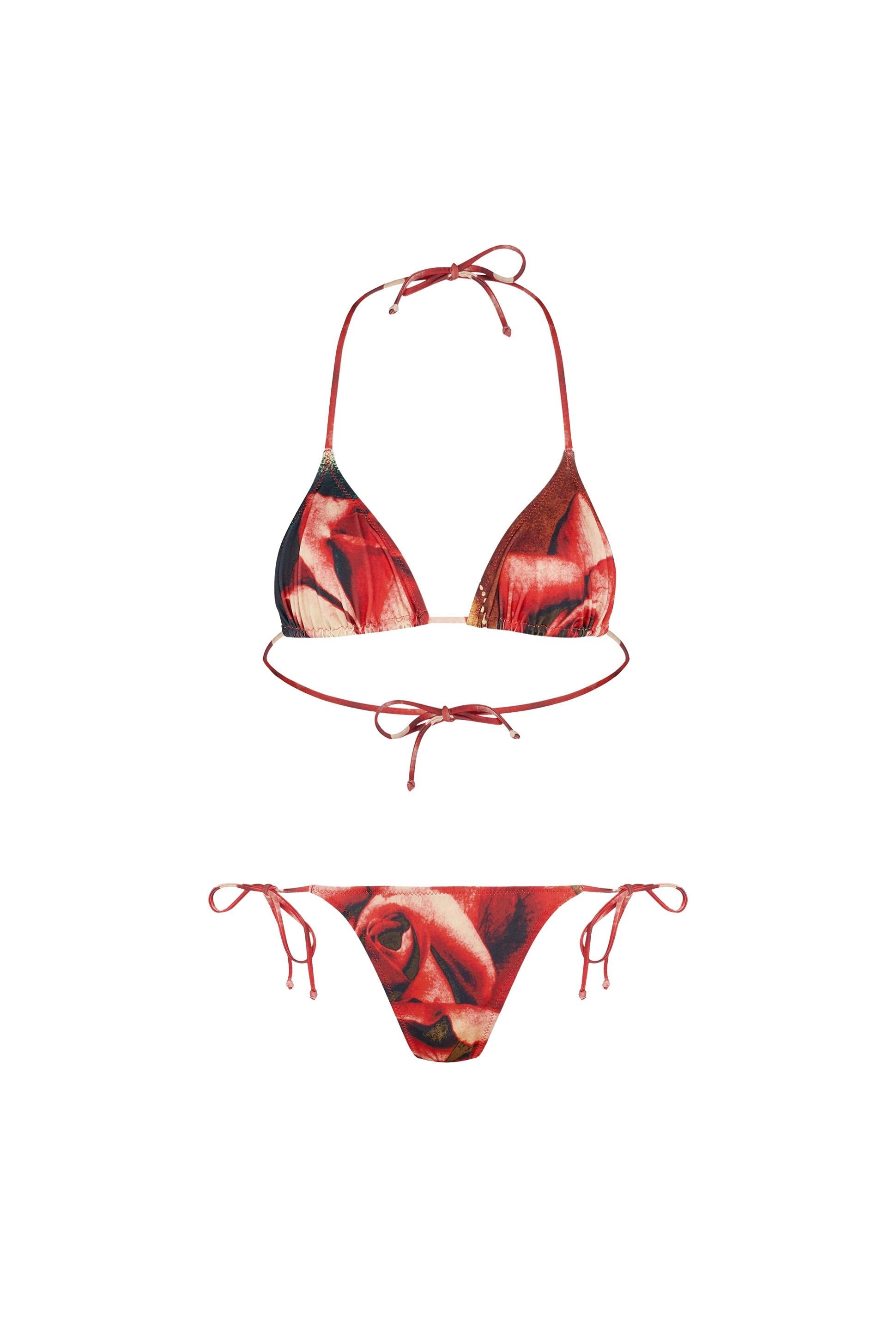 Bas de Bikini imprimé - Green & Red & Blue
