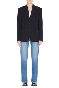 Blazer à poches en laine - Black