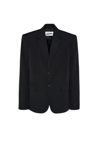 Blazer à poches en laine - Black