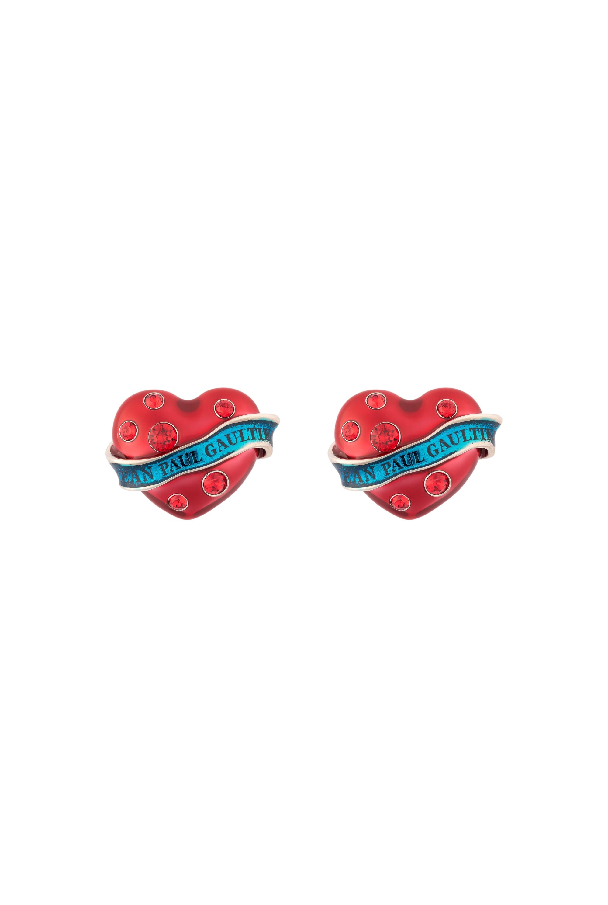 Boucles d'oreilles large Cœur - Silver