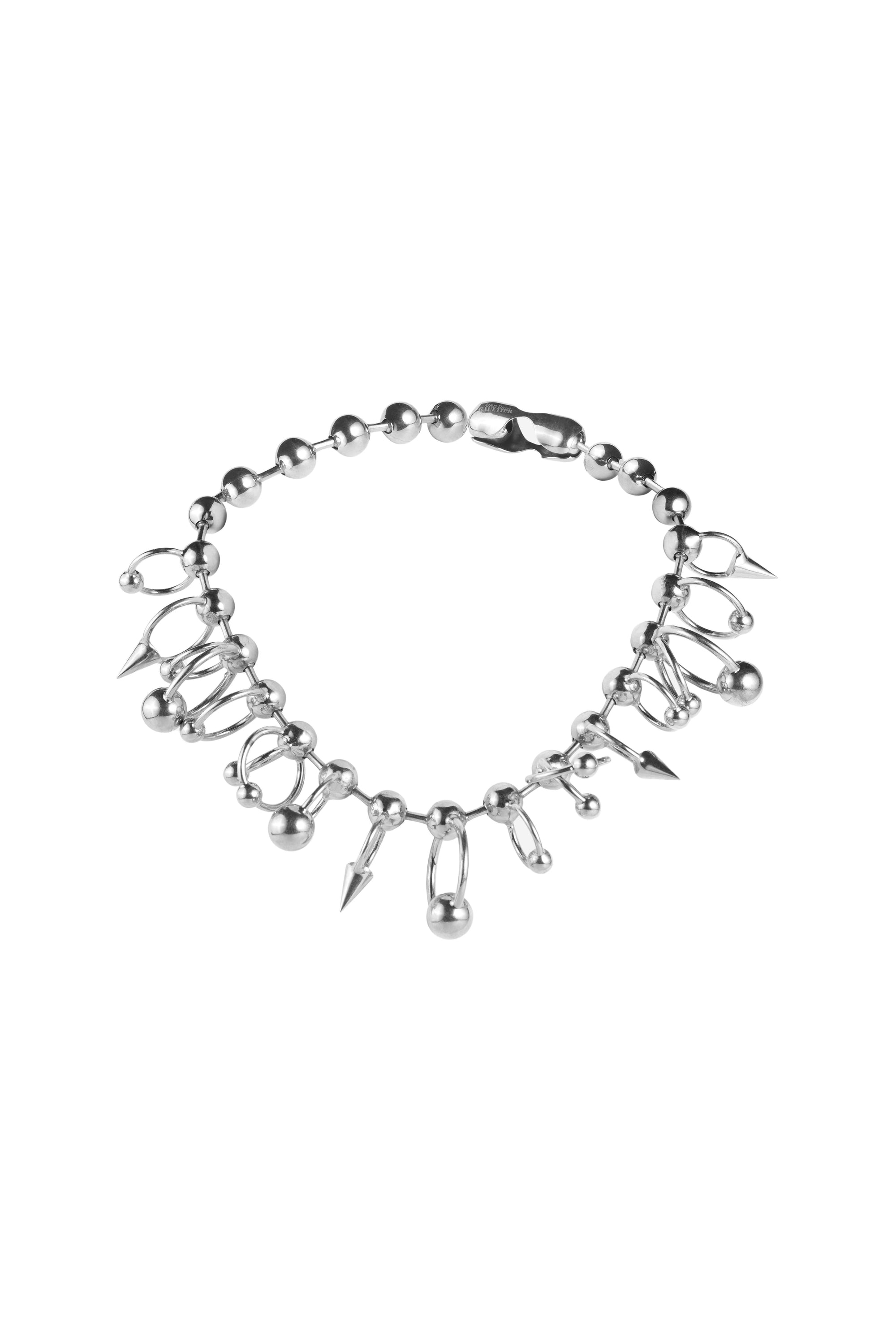 Collier Ball à piercing - Silver
