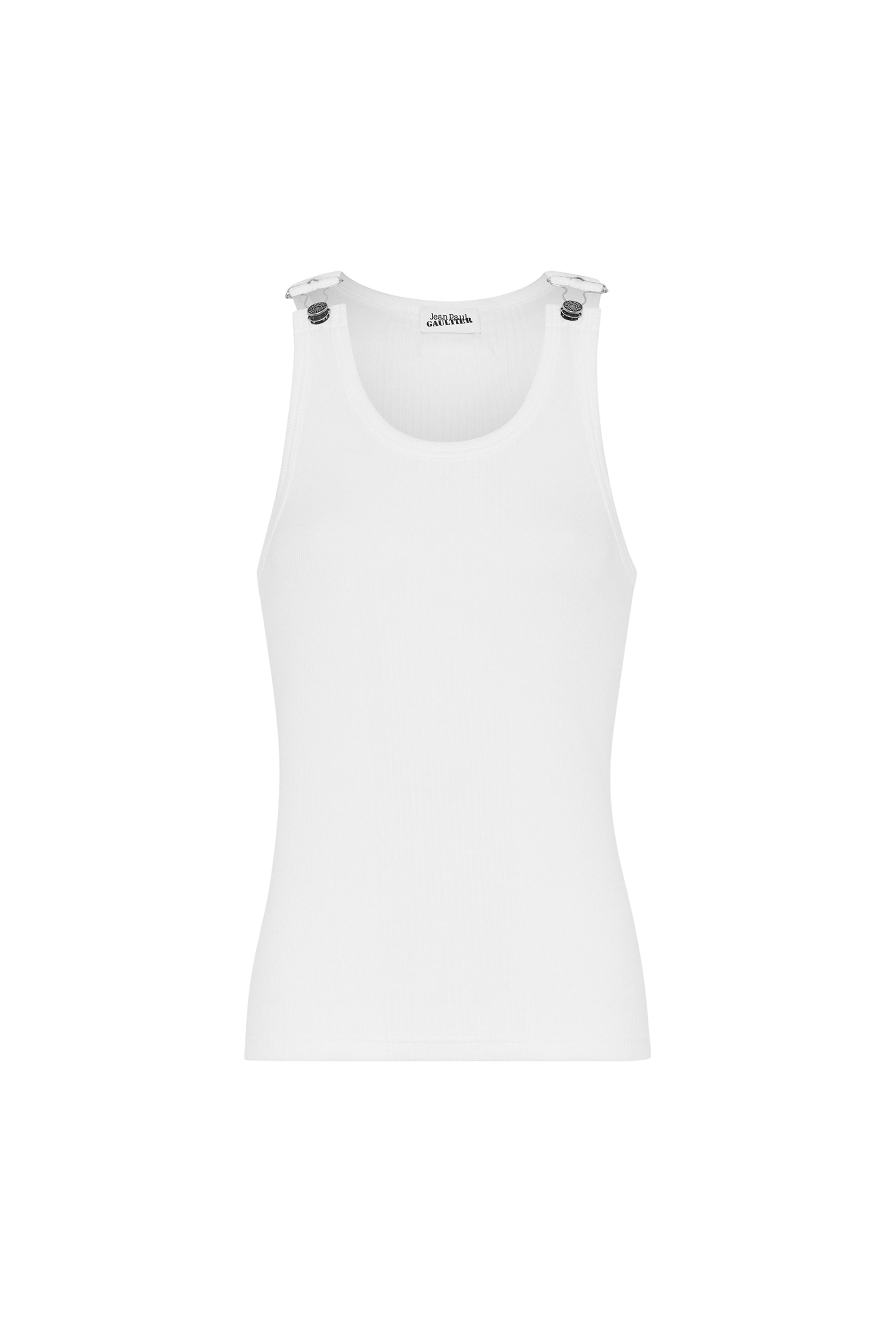 Débardeur avec crochet métallique - White