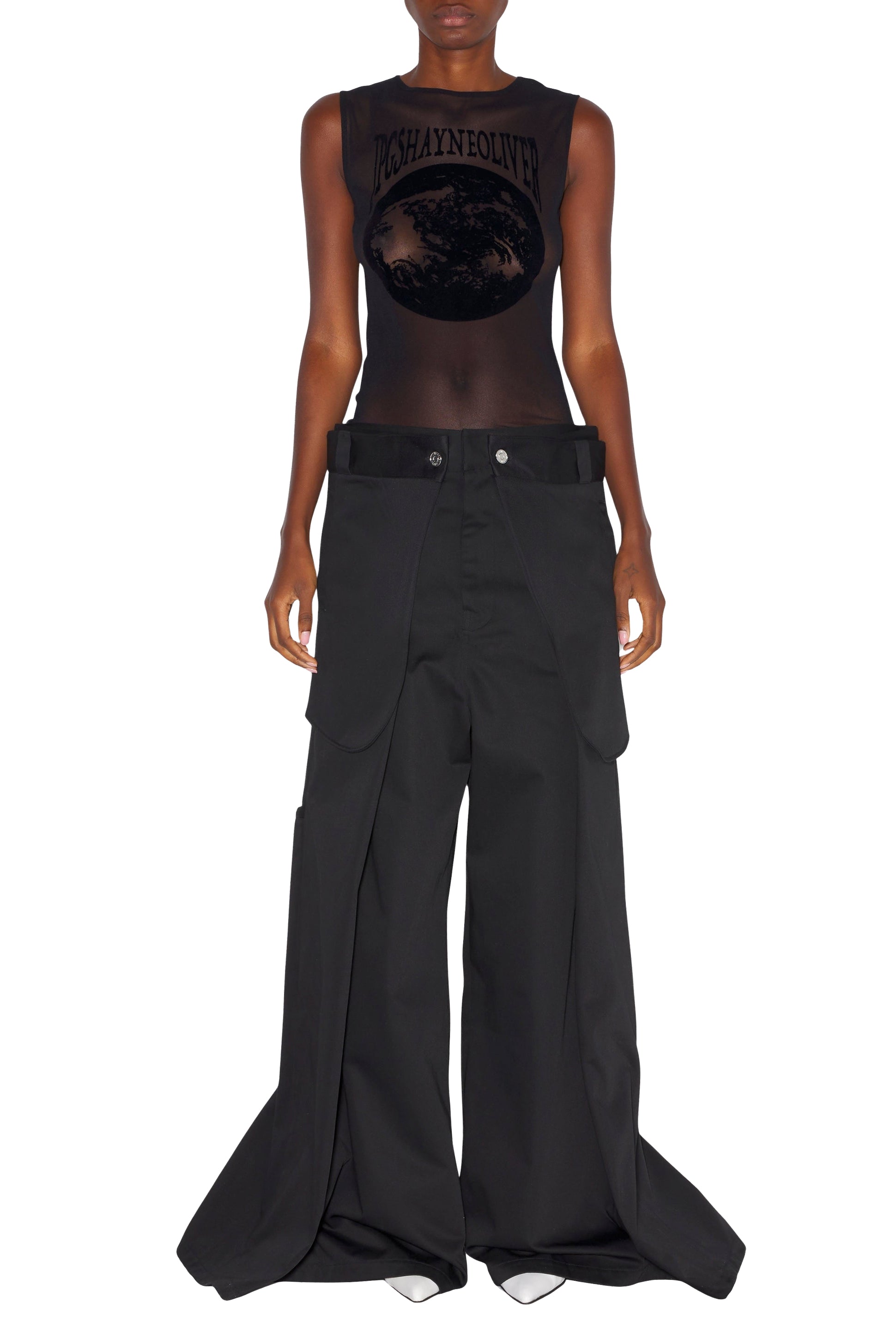 Pantalon JPG x Shayne Oliver oversize - Black