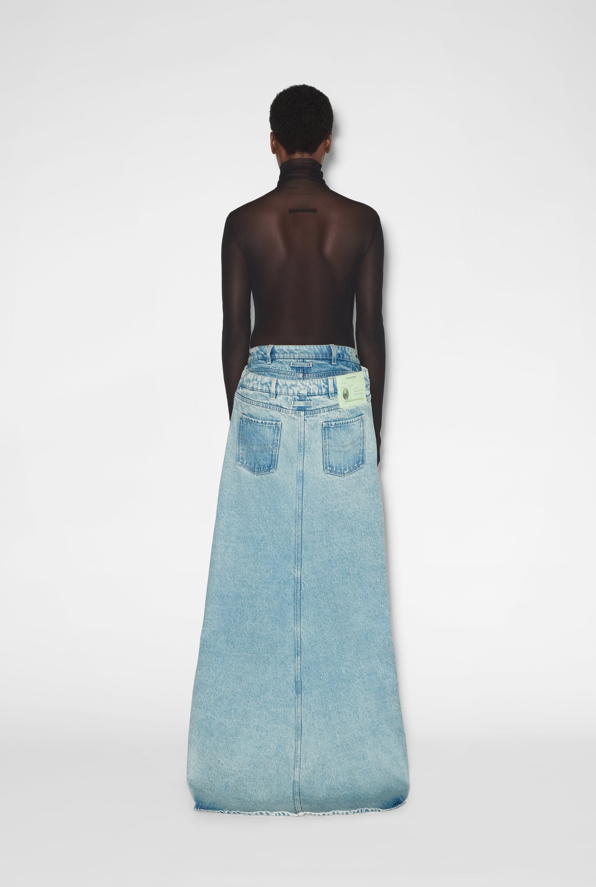 Pantalon JPG x Shayne Oliver avec jupe - Light Blue