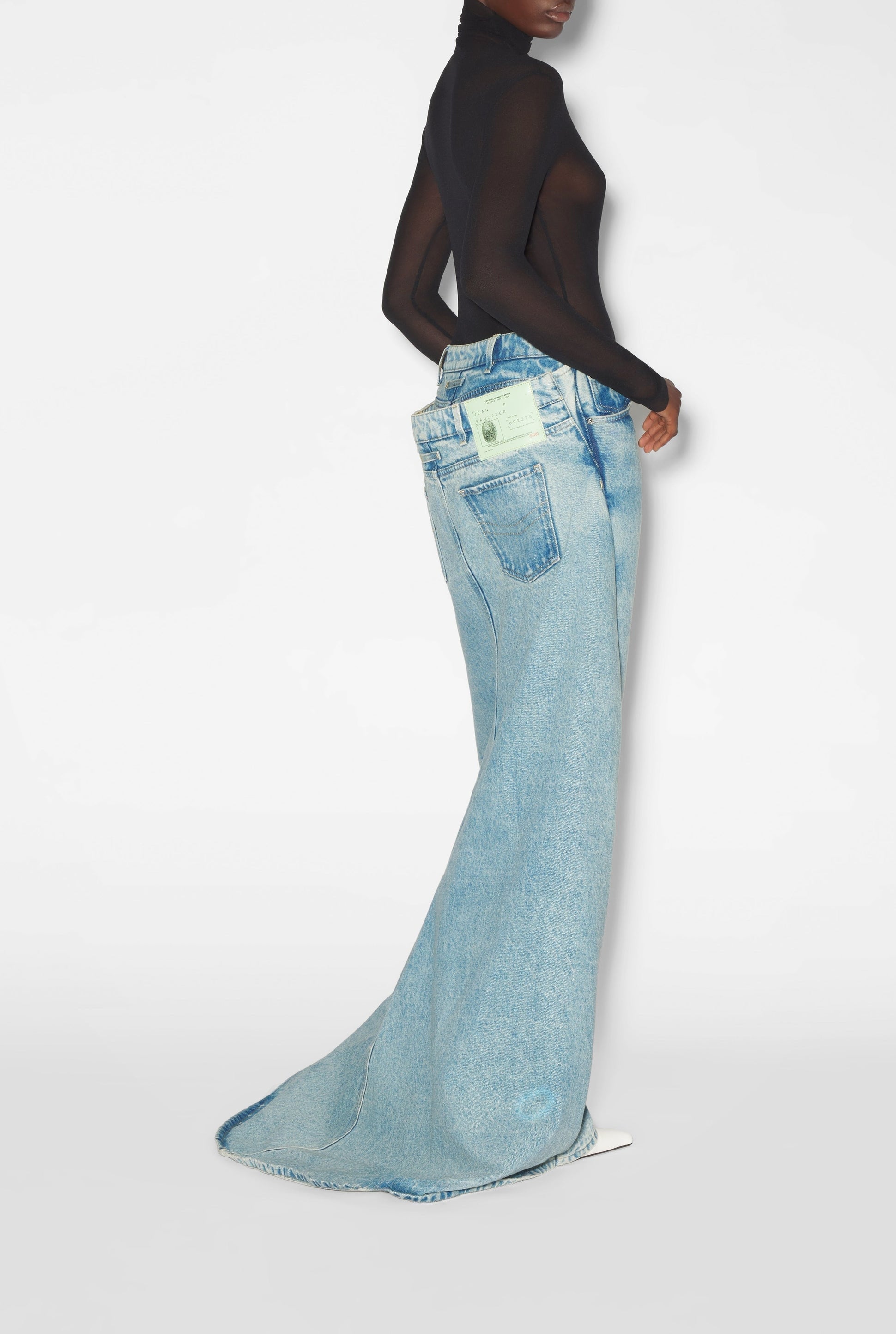 Pantalon JPG x Shayne Oliver avec jupe - Light Blue